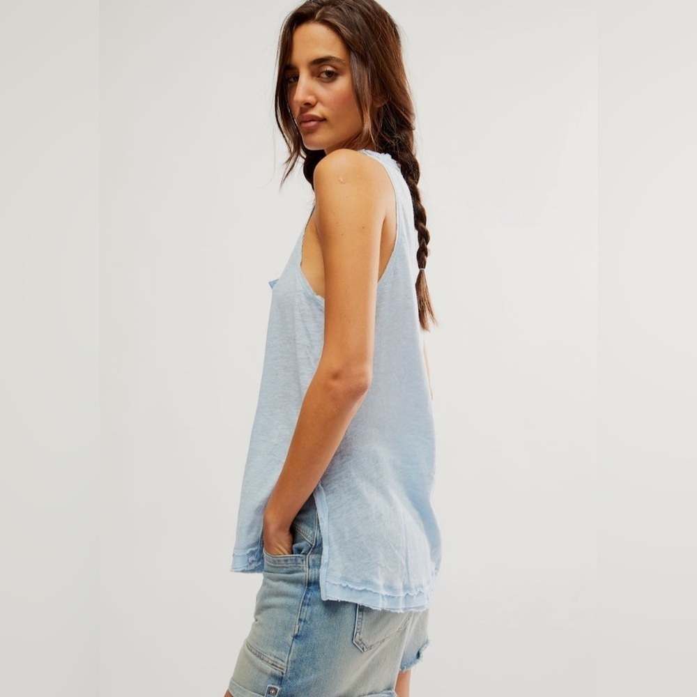 Free People We The Free Love Language Solid Tank NWOT - Picture 6 of 12